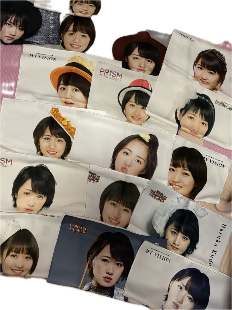 工藤遥モーニング娘。アイドルハロプログッズマイクロファイバータオル　セット