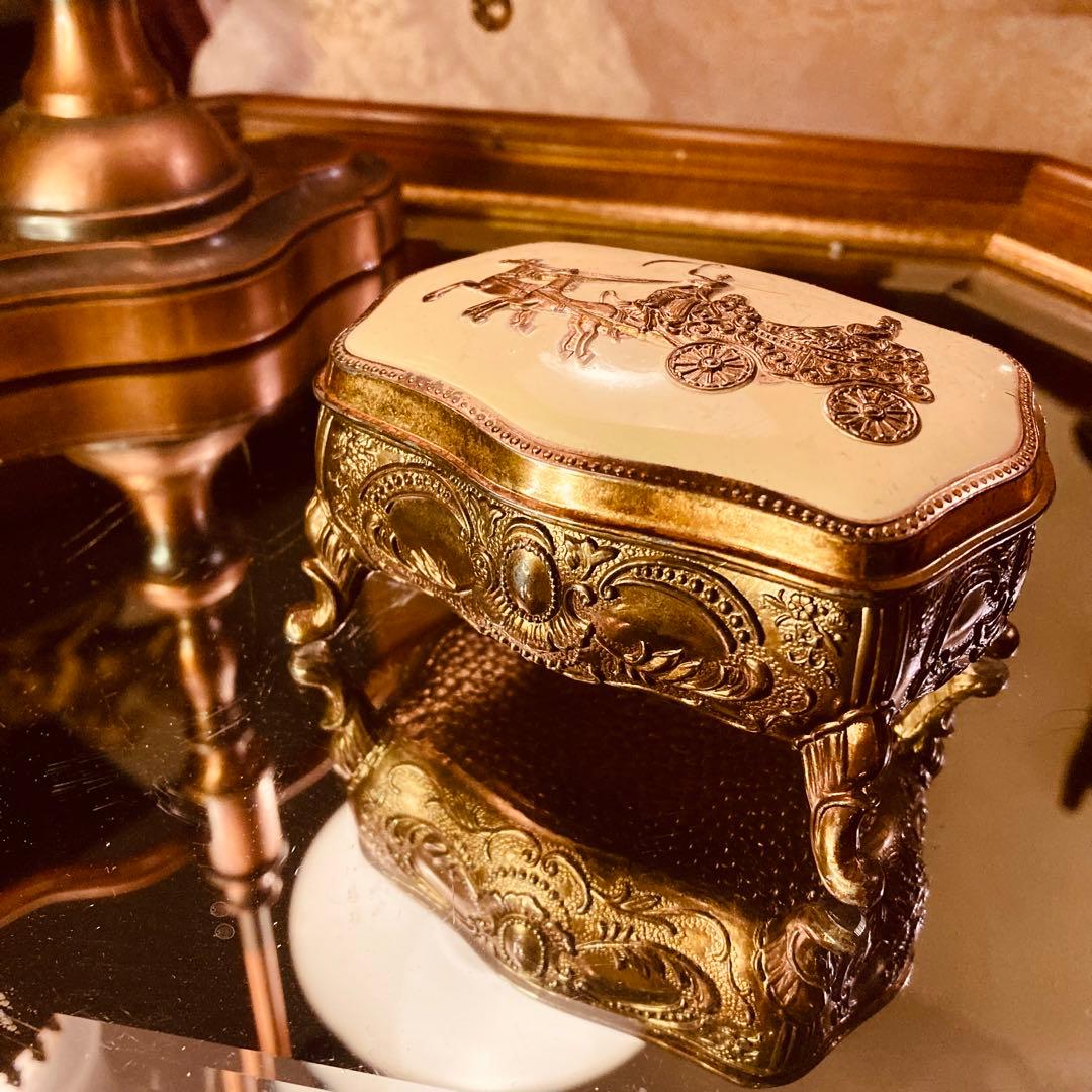 湯布院アンティーク ヨーロピアン ジュエリーケース アクセサリー 小物入れ