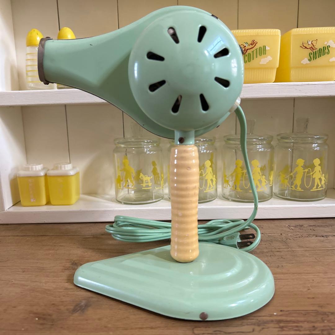 アンティーク　ドライヤー(パステルグリーン)