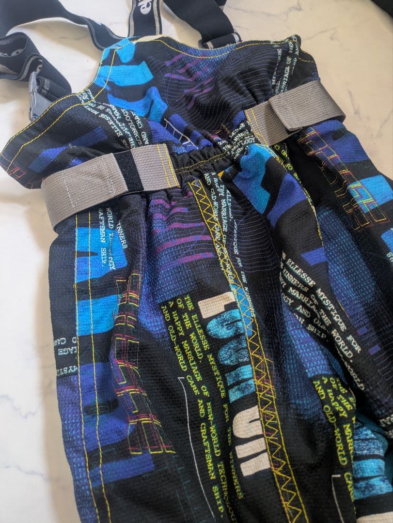 ellesse エレッセ スキーウェア 青 メンズ L つなぎ ジャケット