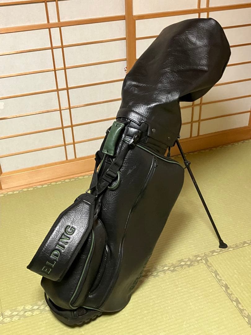 【最終価格】BELDING 黒 キャディバッグ スタンド付き