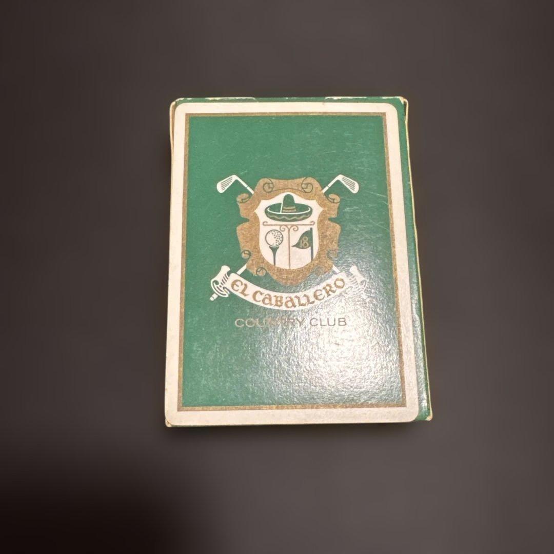 美品 EL CABALLERO 緑 エルキャバレロ グリーン オールドデック