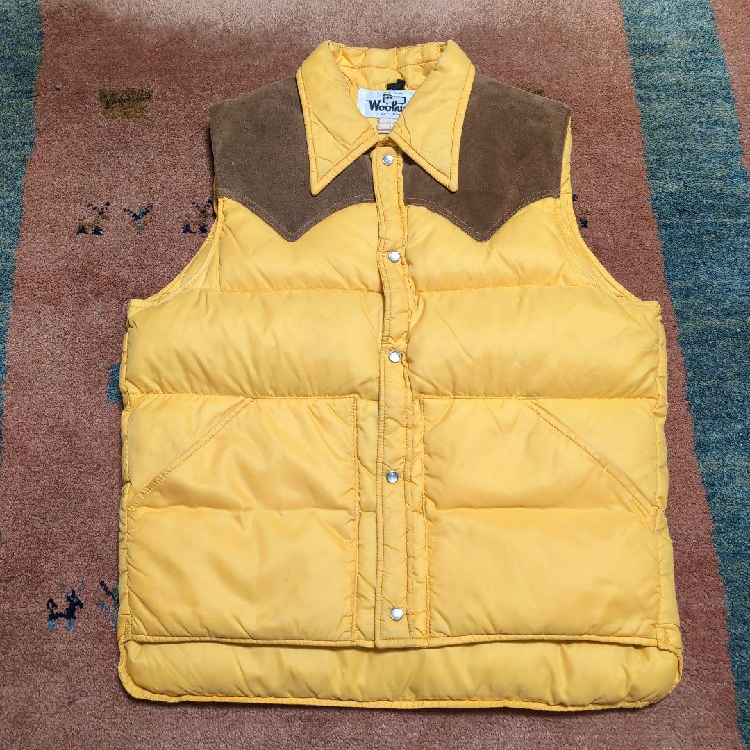 80S WOOL RICH　ダウンベスト