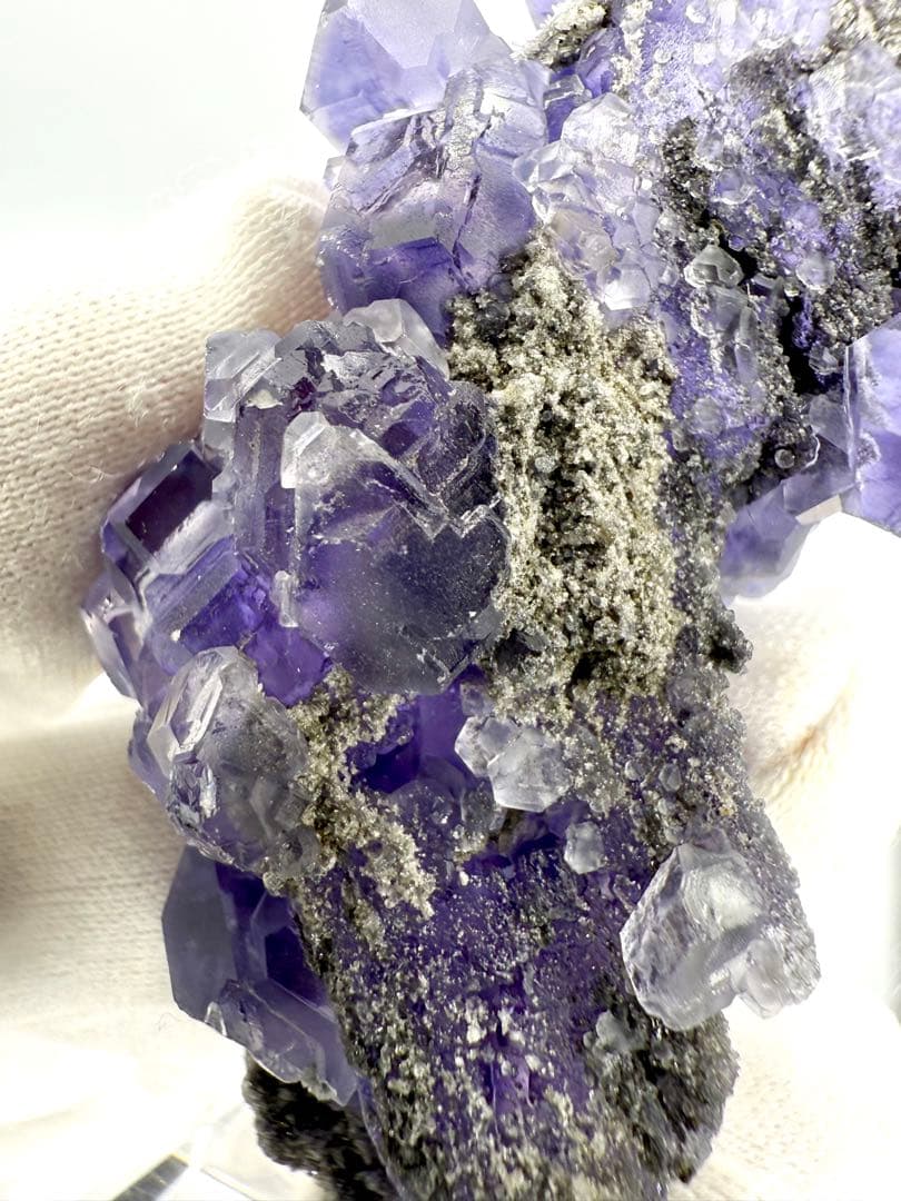 『ツリー』タンザナイト　フローライト　原石　鉱物標本　天然石　蛍石