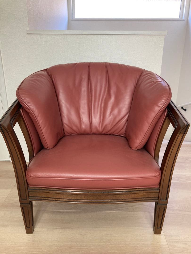 【2脚あり】マルニ木工 地中海ロイヤル シリーズ シャルル アームチェア 本革