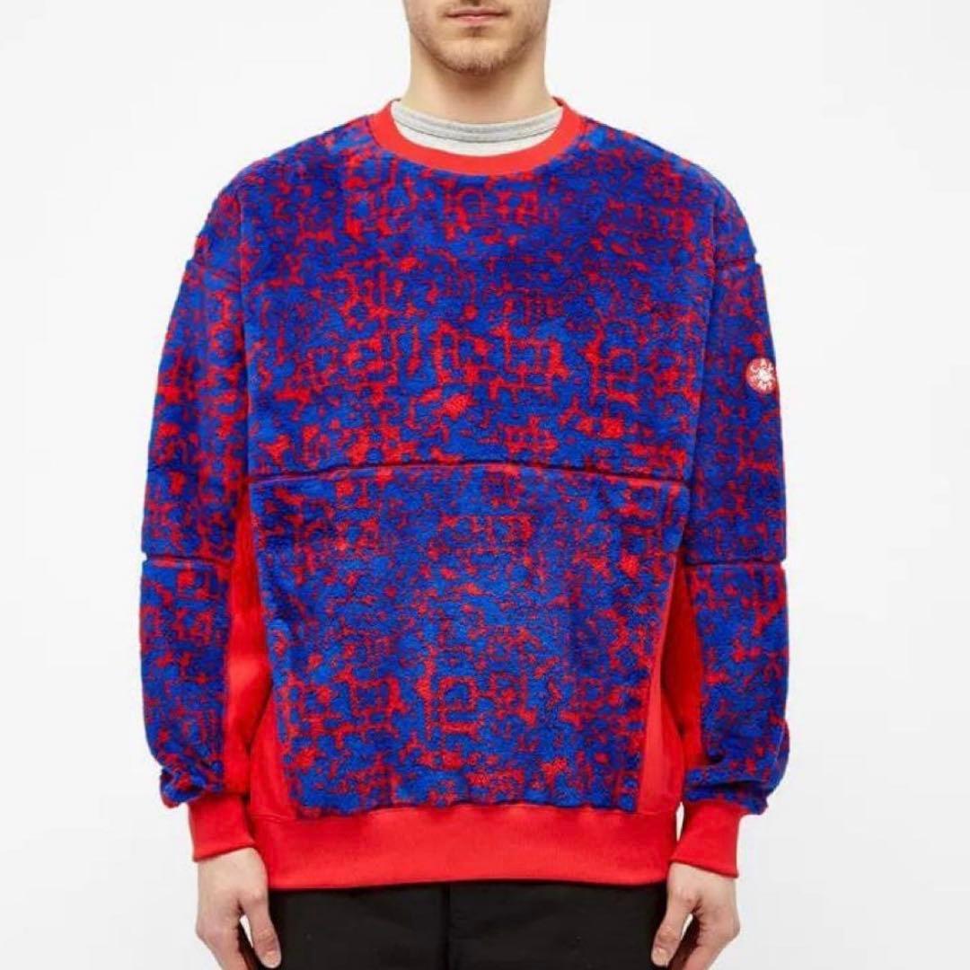 C.E CAVEMPT シーイー NOISE FLEECE CREWNECK L
