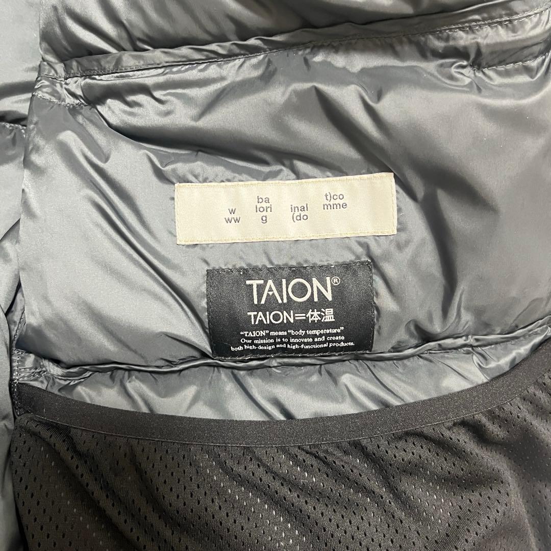 TAION BAL ダウンジャケット ブラウン XL