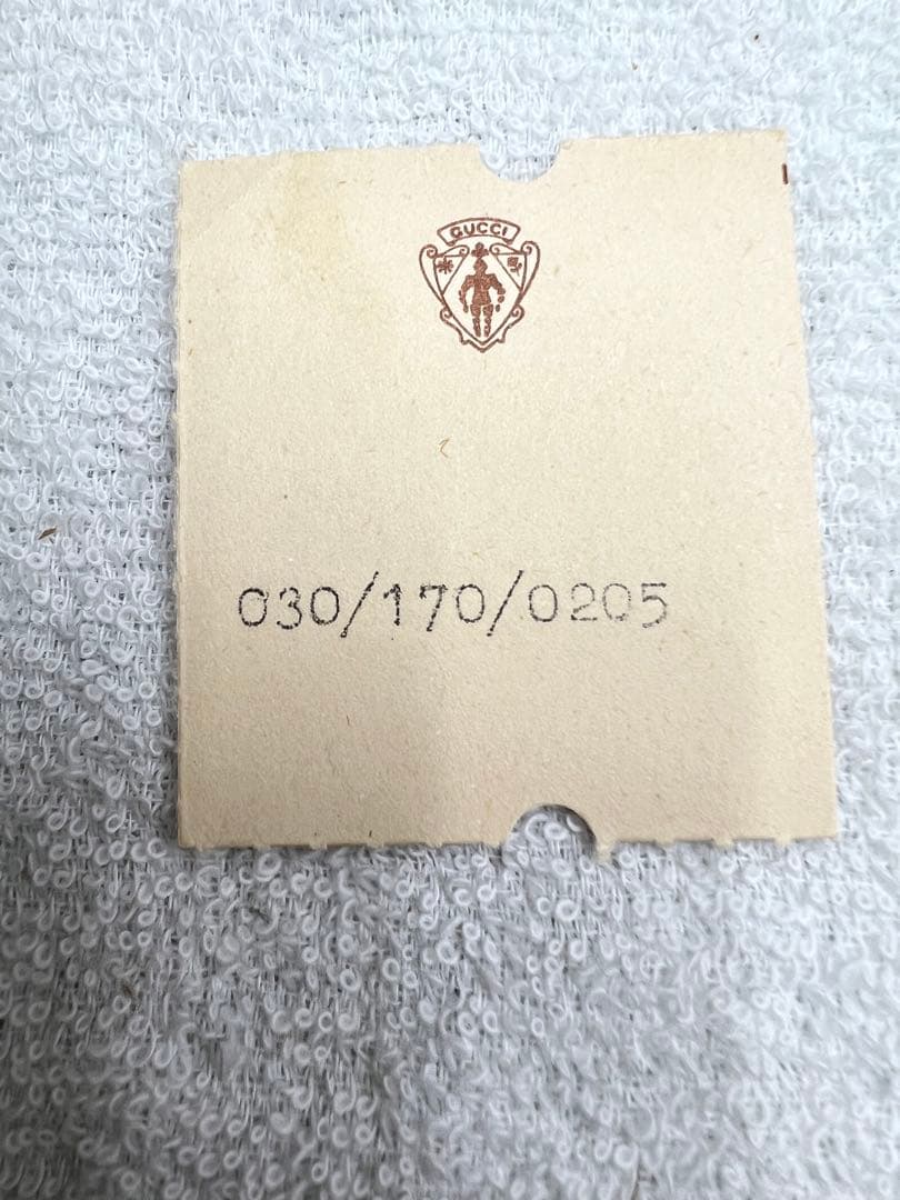 オールドGUCCIグッチ　メガネケース　本革　未使用品