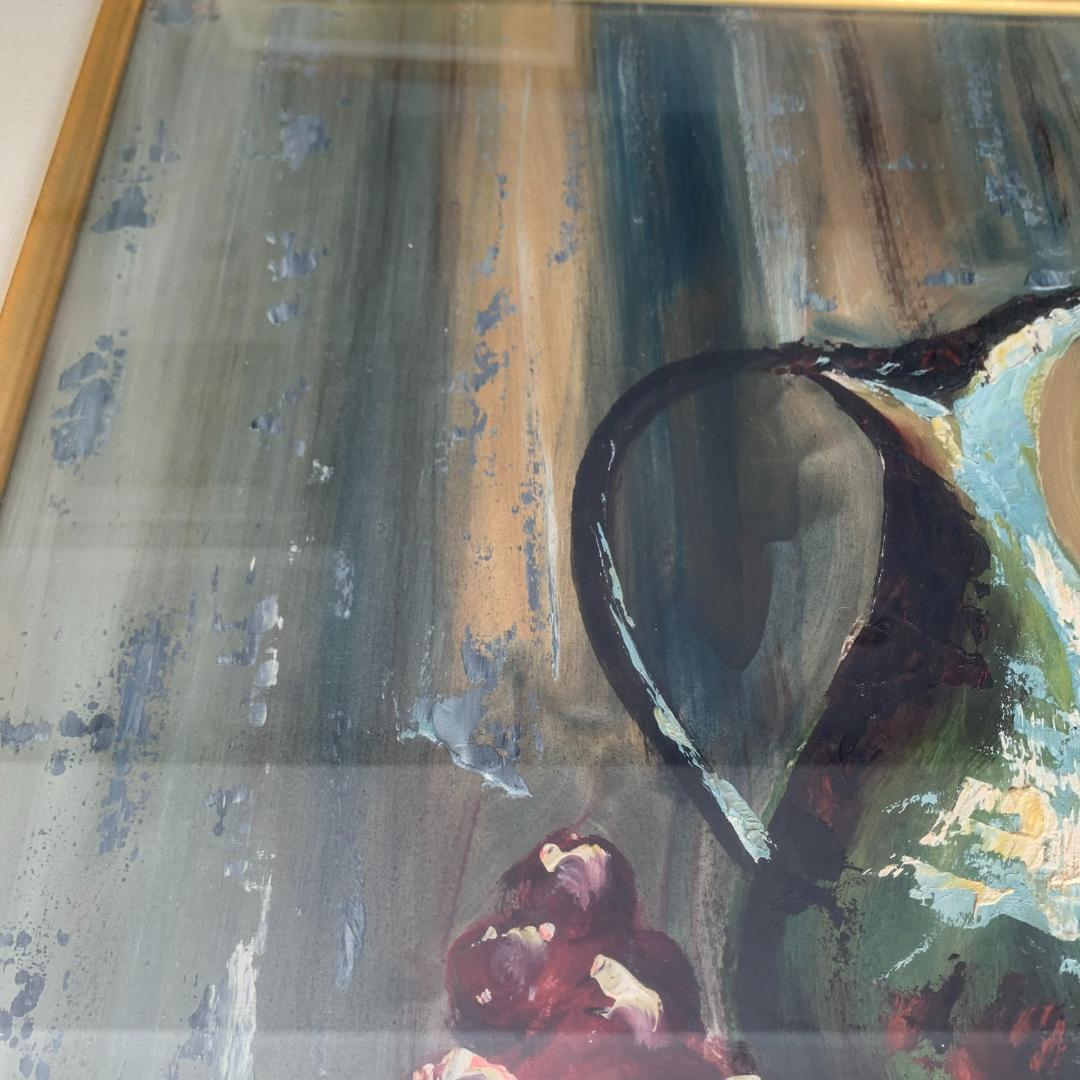 果物に水差し、大迫力の油絵！