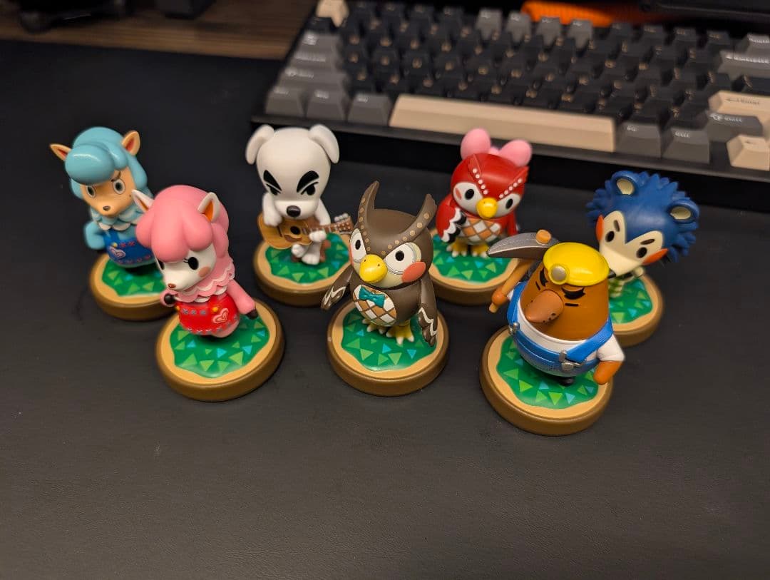 amiibo どうぶつの森 7体セット