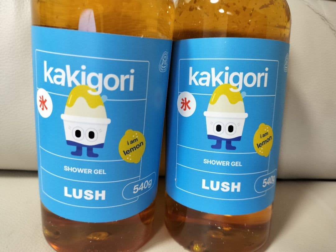 【新品・2本】LUSH　kakigori　シャワージェル　レモン 540g