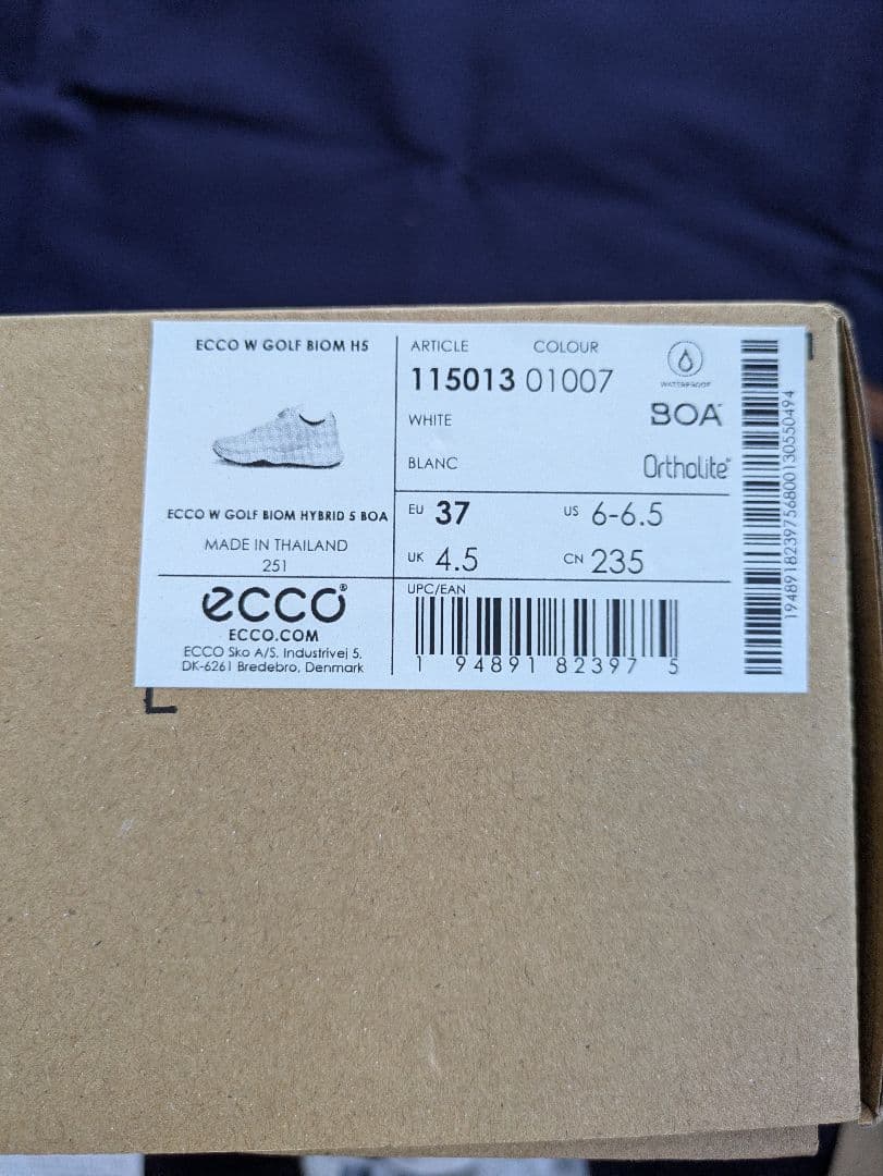 【美品】ECCO ゴルフシューズ BIOM H5 23.5cm
