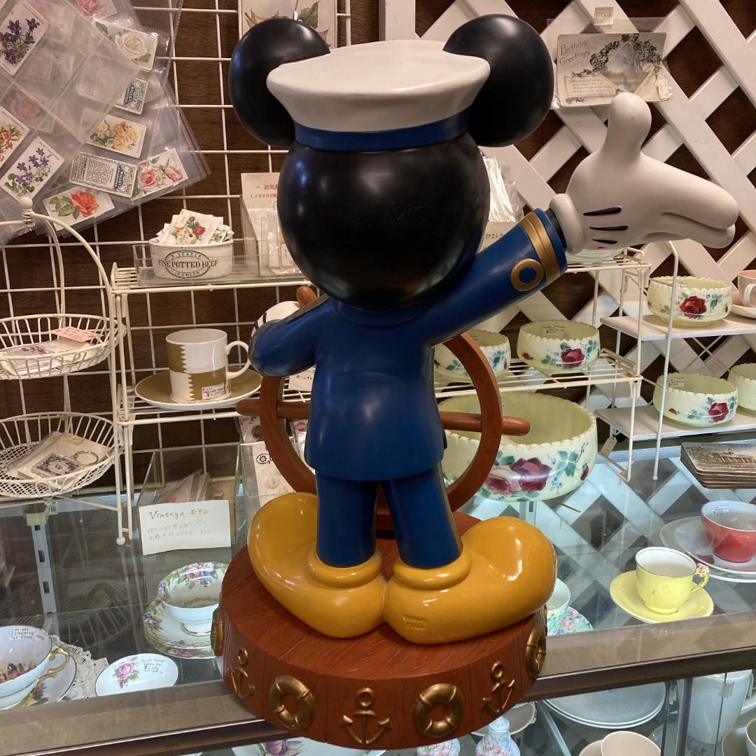 レトロ 　ディズニー ミッキーマウス　 船長 　ビッグフィギュア　 置物