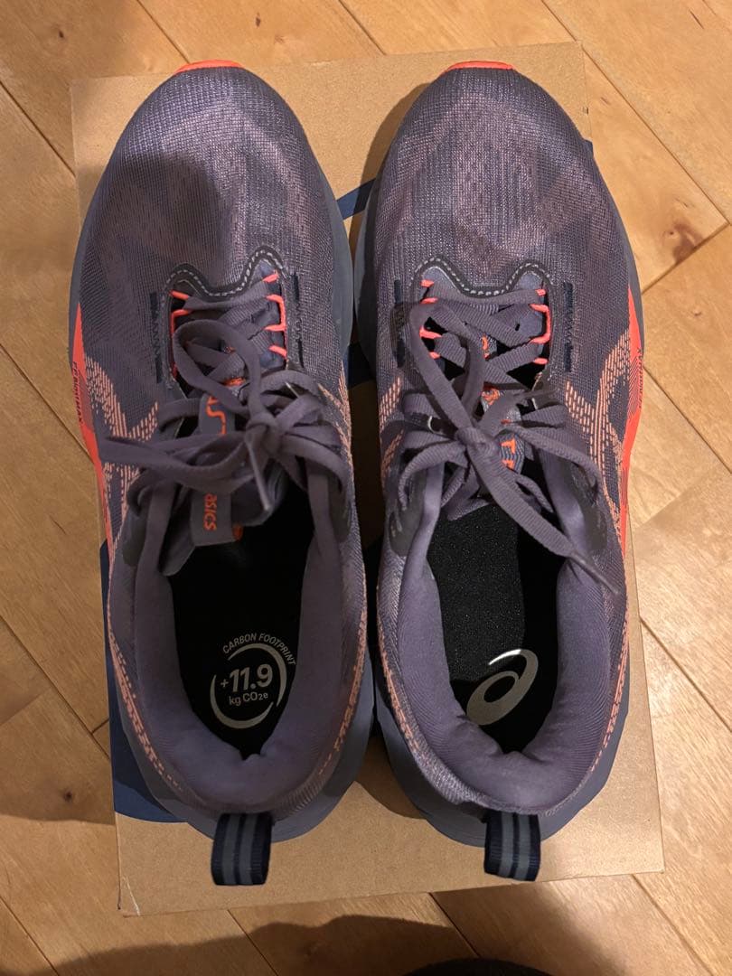 ASICS ノヴァブラスト5 26.5cm PURPLE/CORAL REEF