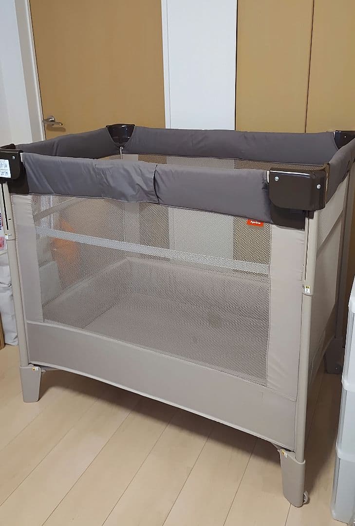 専用【美品】Aprica ココネルエアー ベビーベッド ココアブラウン 即発送可