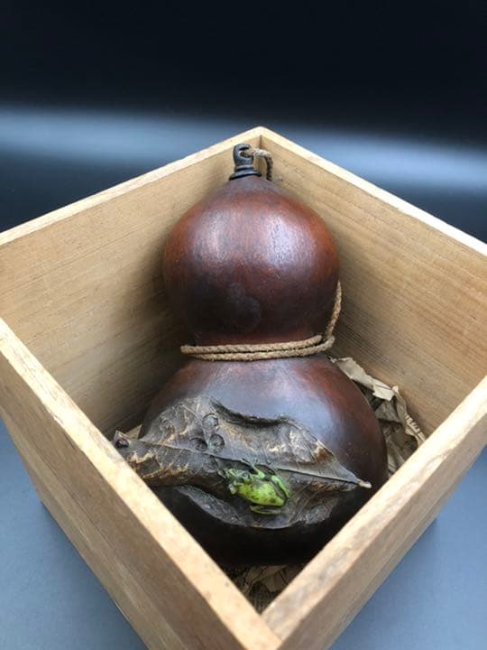 時代古瓢箪 時代提げ物 酒器 煎茶飾 置物 蓋物 工芸品 中国古玩骨董