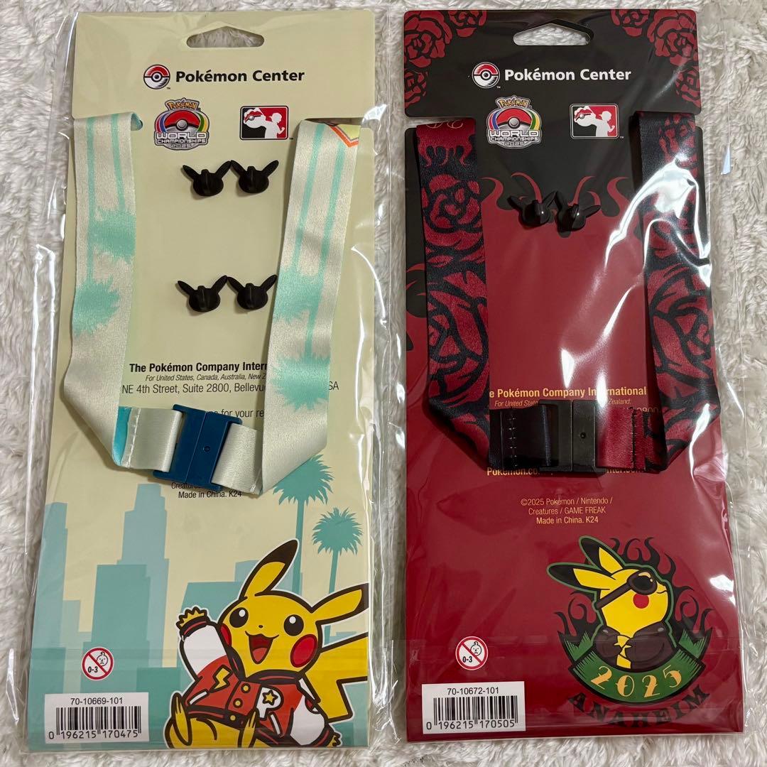 ポケモンWCS2025 ネックストラップ ピンズセット