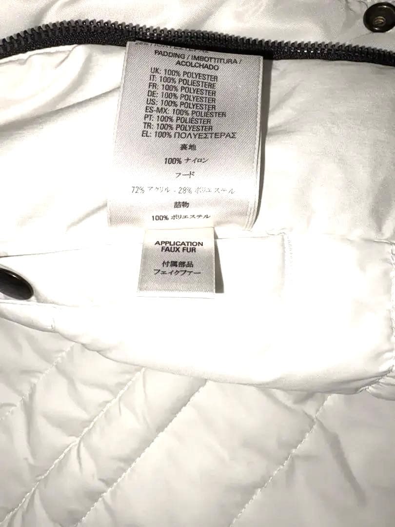 (りょう)美品✨DIESEL ホワイト モッズコート　ダウンジャケット