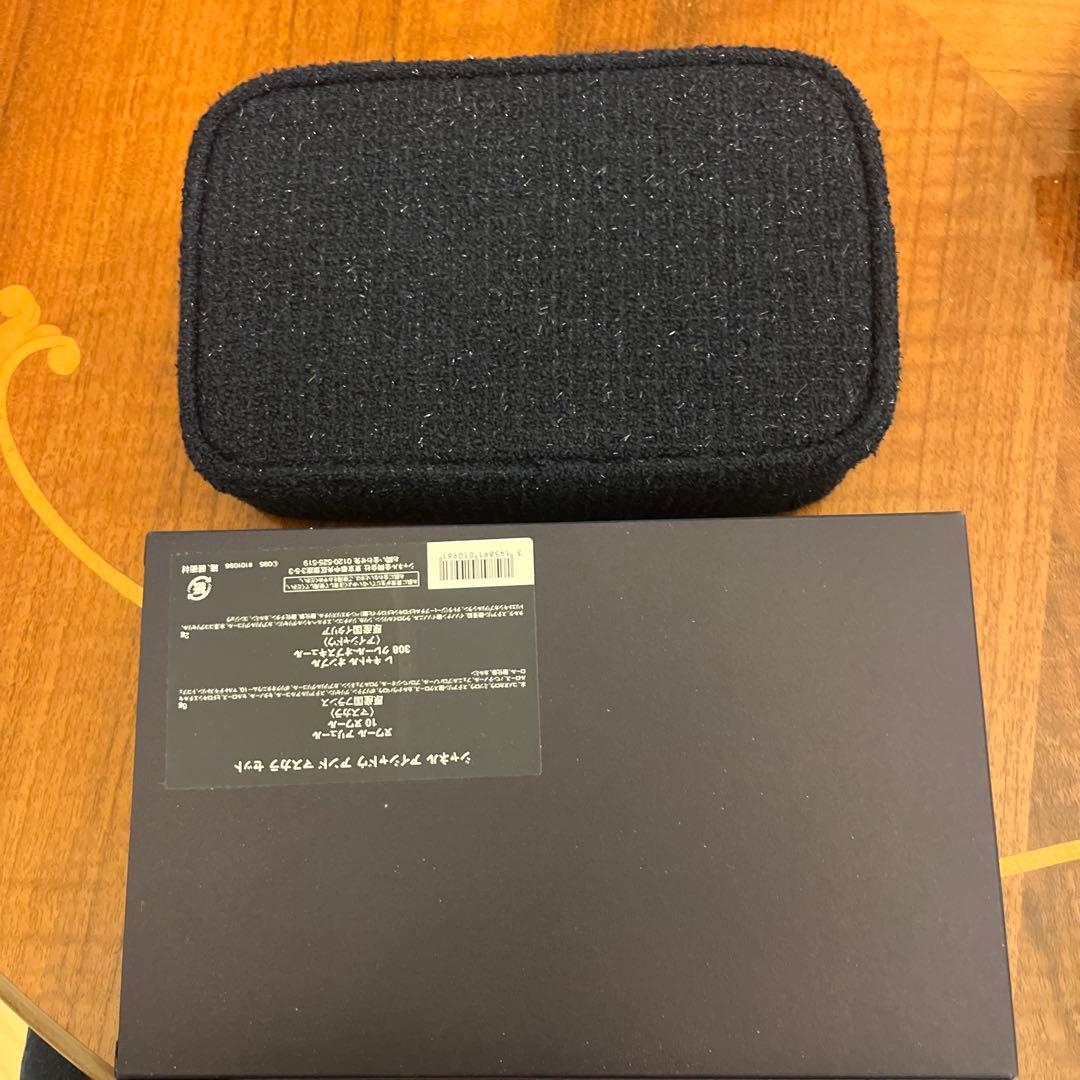 CHANEL BEAUTE ツイードジッパーポーチ
