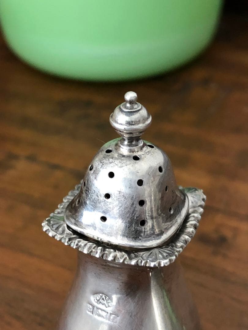 Vintage 英国　純銀製　ソルト＆ペッパー　スターリングシルバー　ビンテージ