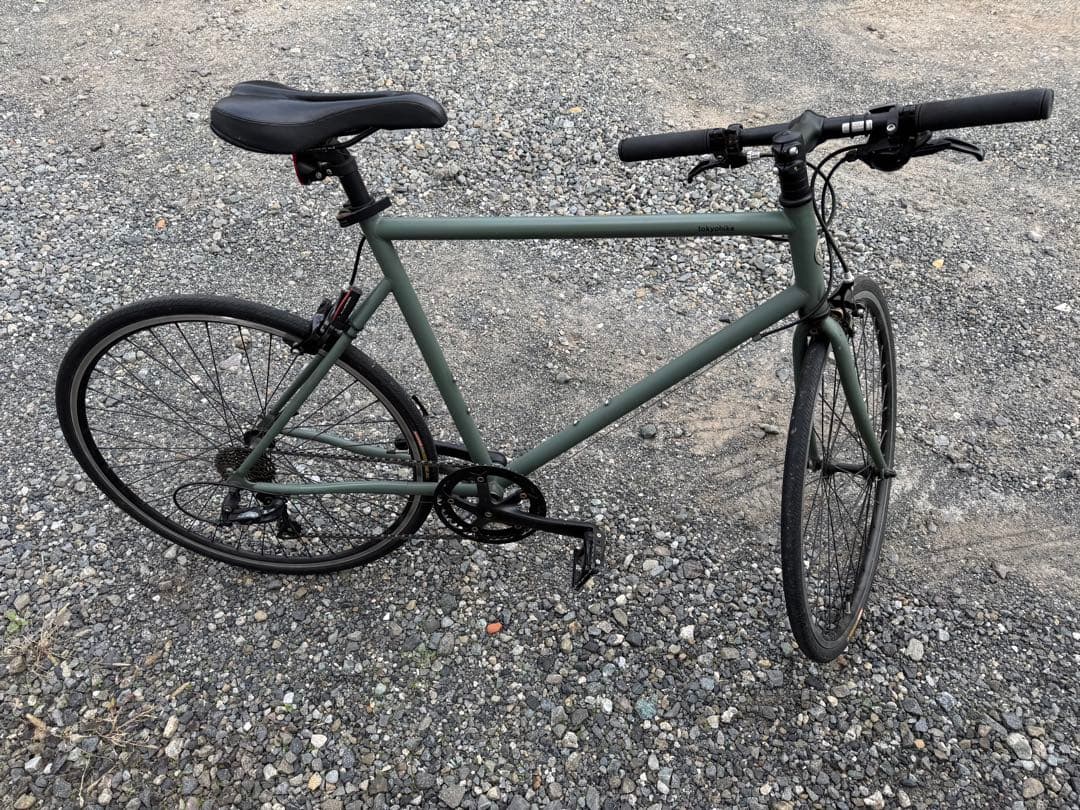 【おすすめセット価格！】TOKYO BIKE クロスバイク　カクタスグレー　緑