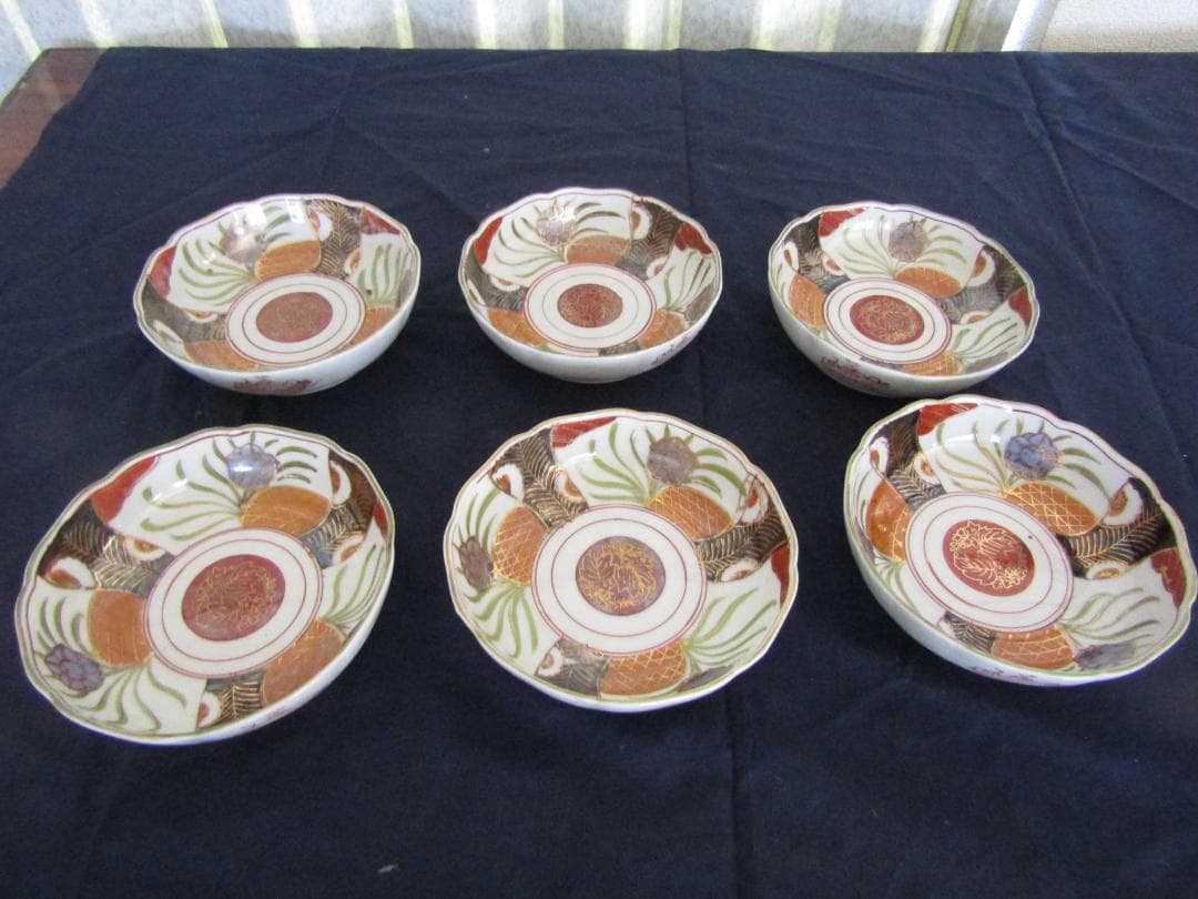 瀬戸膾皿　6客　未使用（メ320）