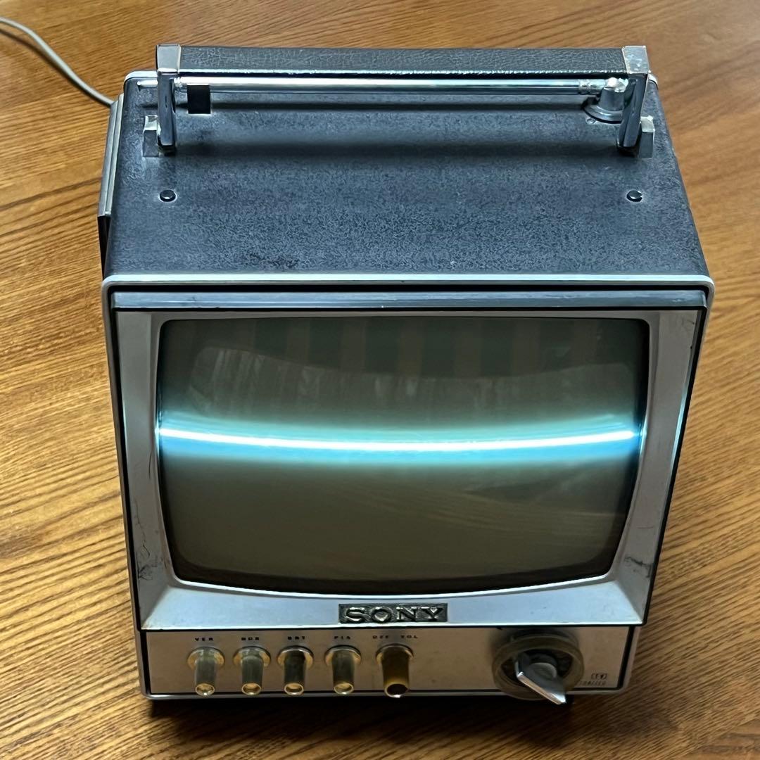 【ジャンク品】SONY トランジスターテレビ　9-304　箱付き