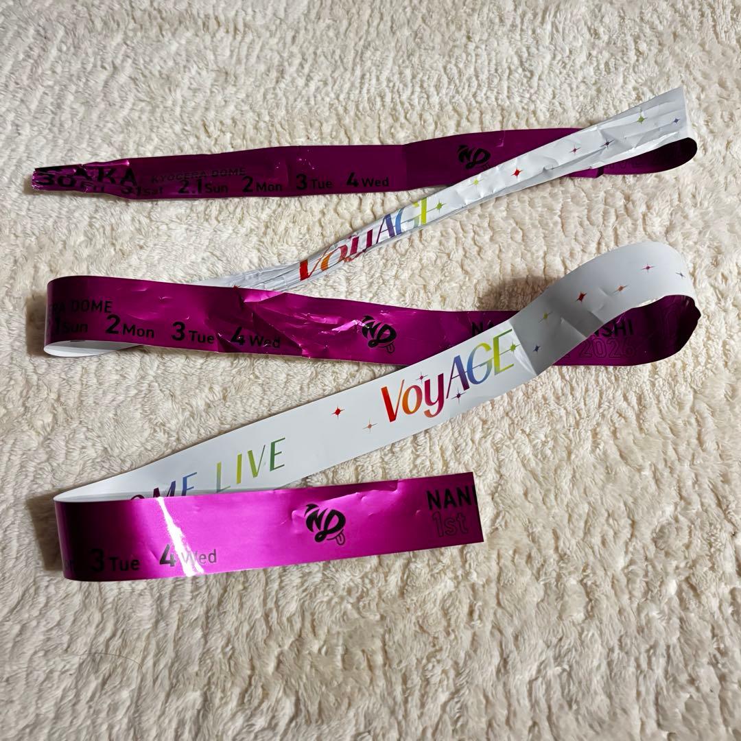 なにわ男子 1st DOME LIVE 銀テープ フル全色7本