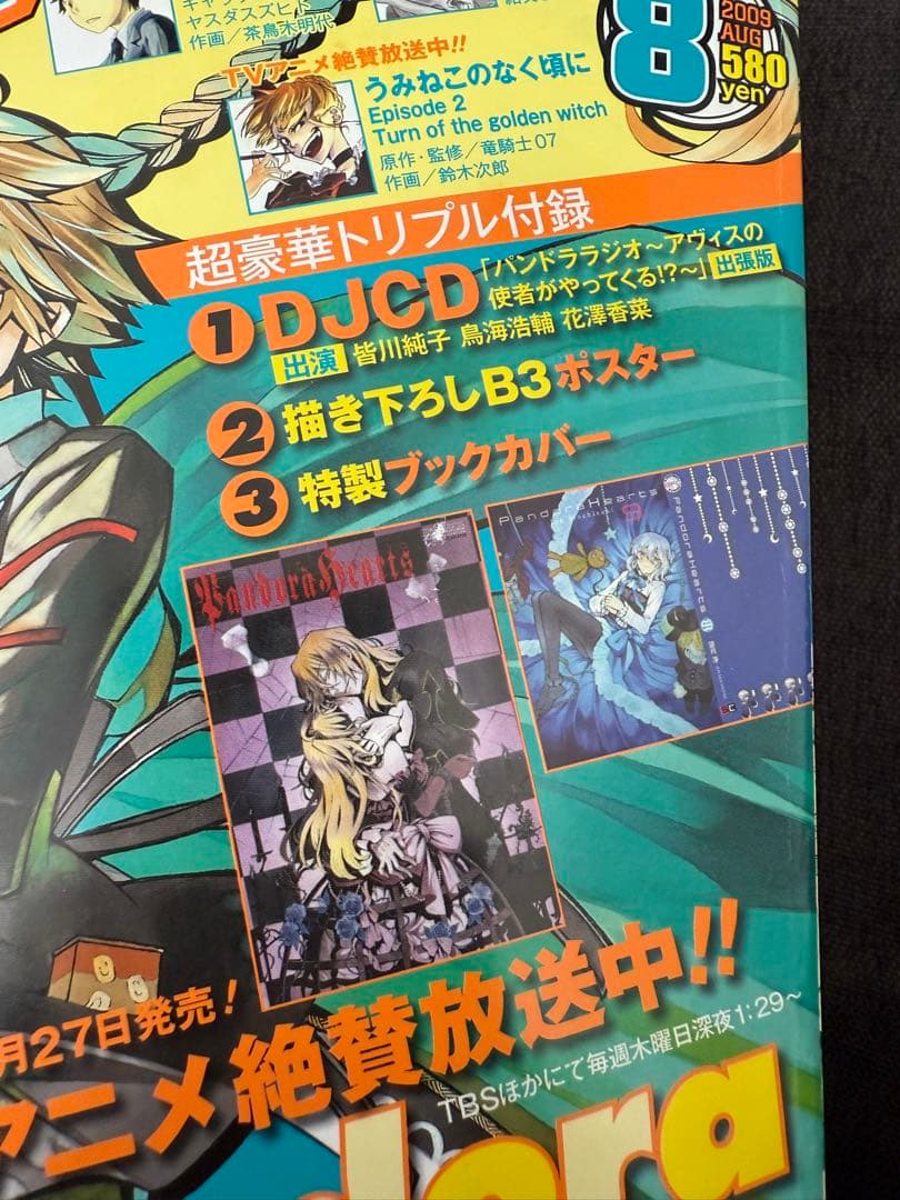Gファンタジー　付録　2009〜2011 パンドラハーツ　特典 ブックカバー