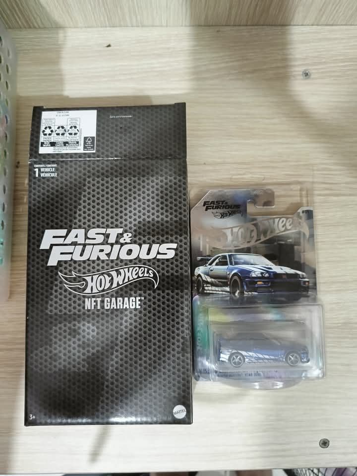 ホットウィール ワイルド・スピード NFT 日産スカイライン R34。