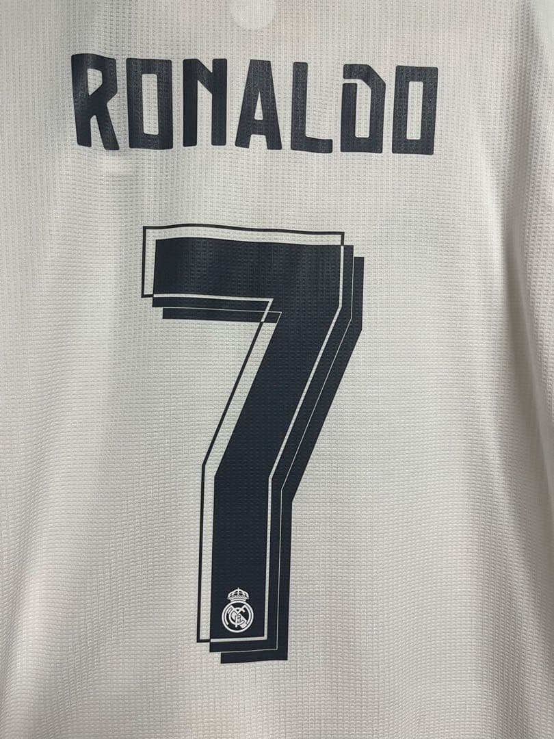 正規品　15-16 レアル・マドリード　ロナウド　長袖　ホーム　ユニフォーム