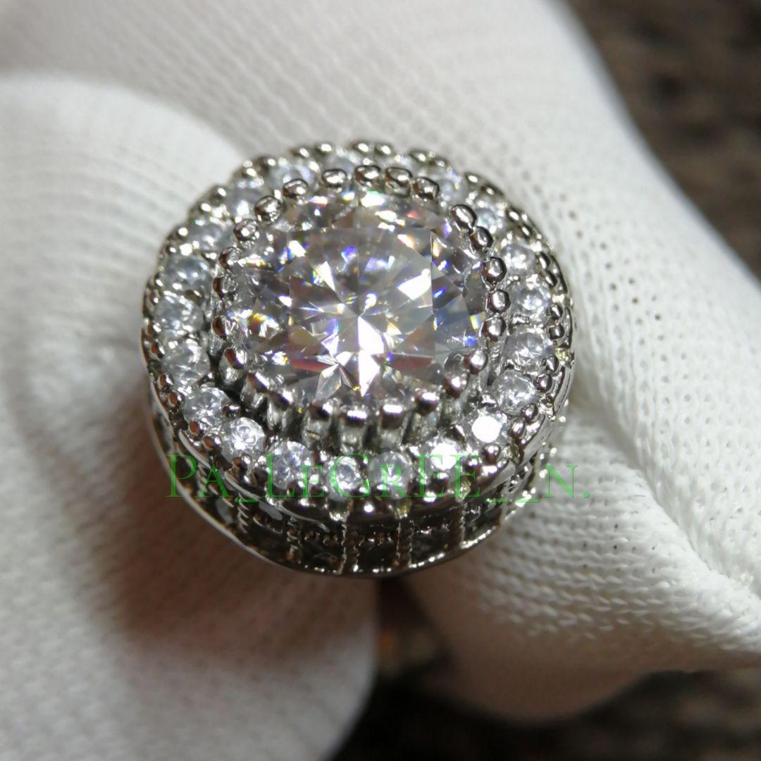 pp0pピアス♪　メンズ　レディース　モアサナイト　S925　プラチナ　18k