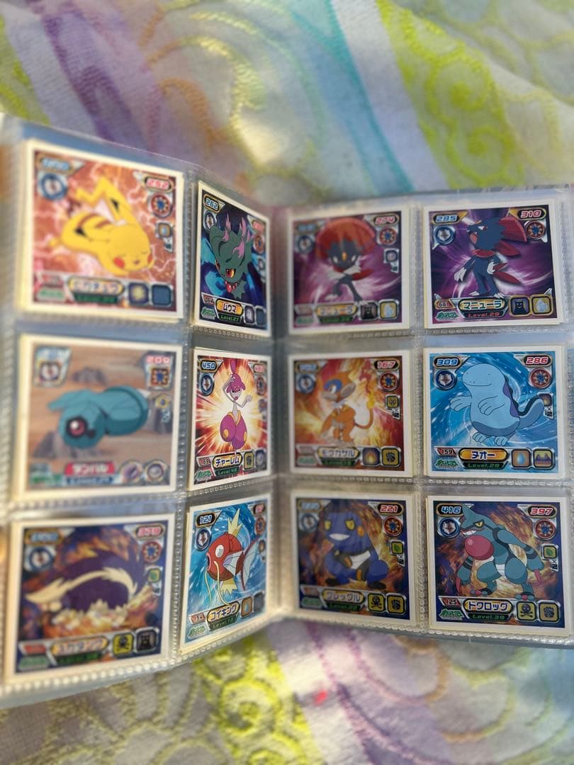 匿名配送】ドラゴンボール 列伝　ファイル　シール　ポケモン　カード　ピカチュウ