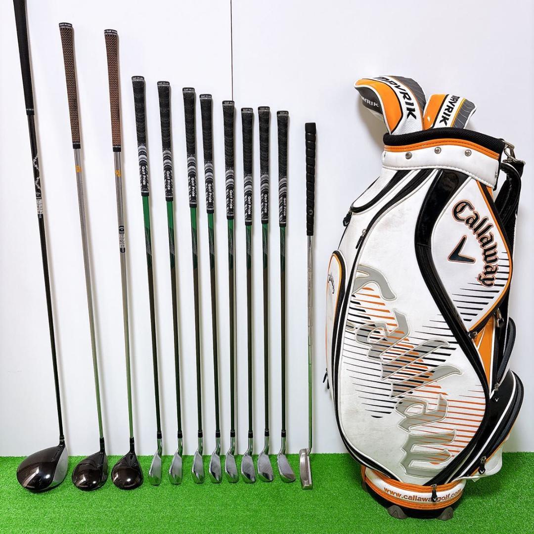 良品 キャロウェイ マーベリック メンズ　ゴルフ 12本 セット R 初心者