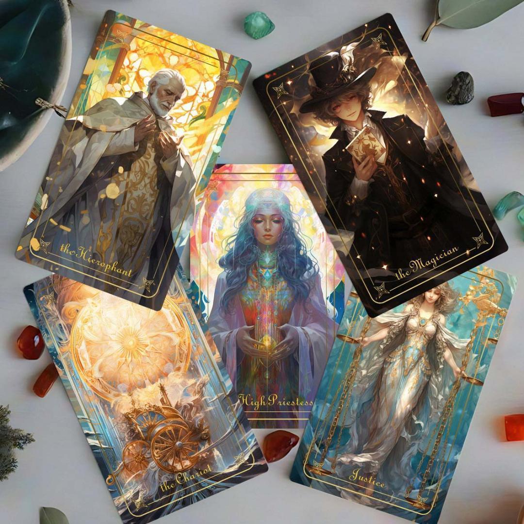 数量限定再入荷✨超美麗イラスト✨入手困難な海外デッキ✨内なる魔法のタロットカード