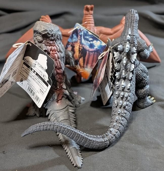 ＦＷゴジラ＆ヘドラ＆ラドン（バンダイ）タグ付ムービーモンスターシリーズ３体セット