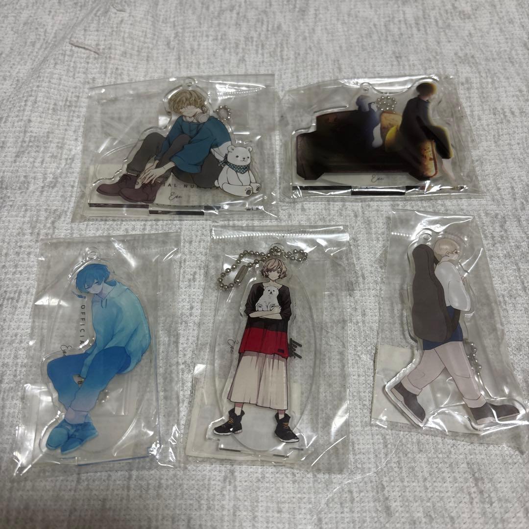 【未開封】Eveグッズ　アクリルキーホルダー5種セット