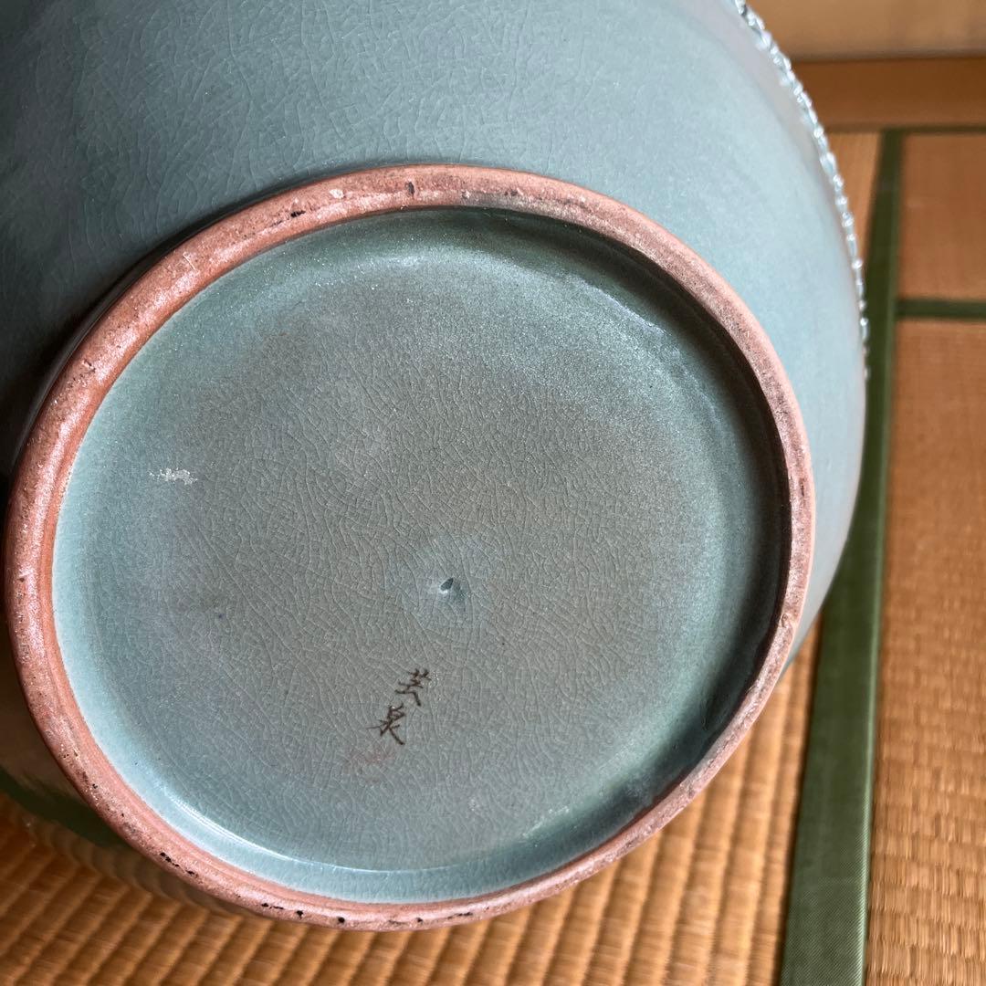 特大壺　青磁　床の間　美品
