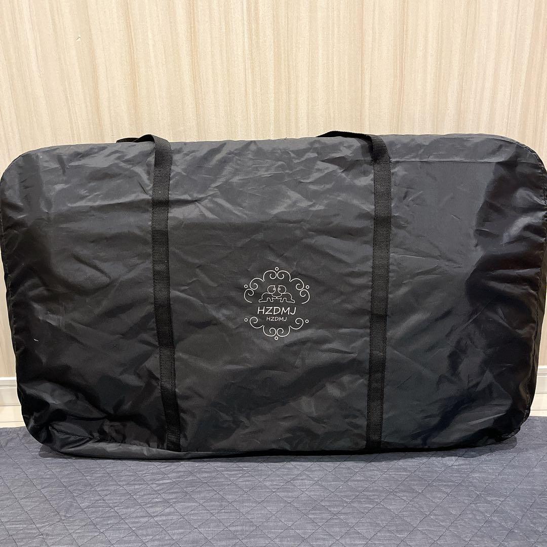 まる【人気】HZDMJベビーベット　グレー　持ち運び可能