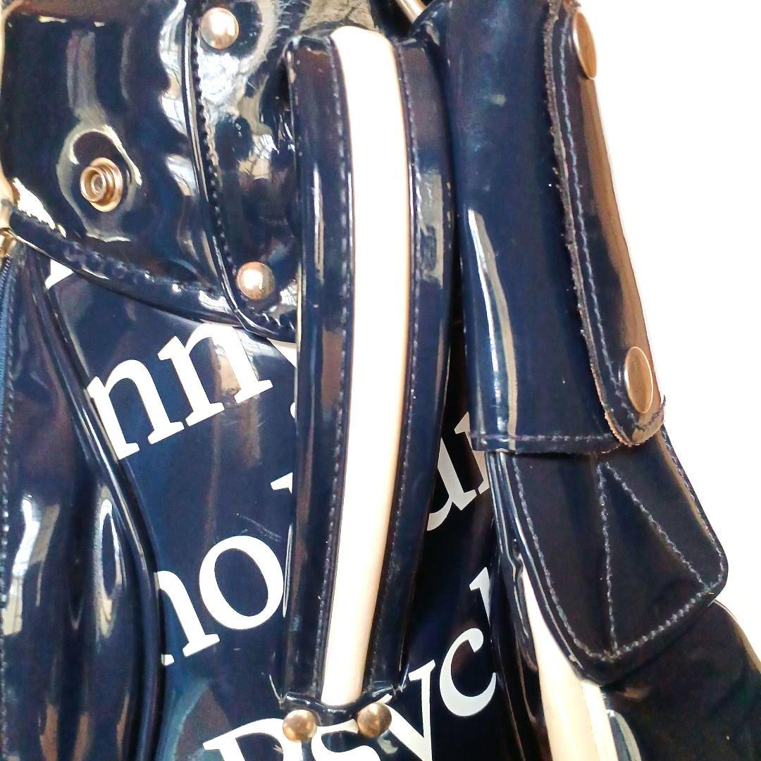 【極美品】★PSYCHO BUNNY★エナメル キャディバック ☆ サイコバニー