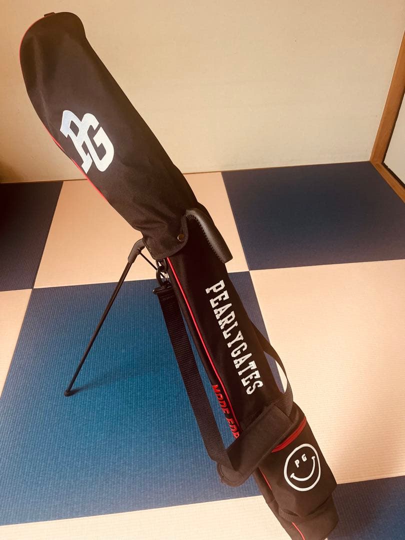 PEARLY GATES スタンド式サブバッグ ブラック　美品