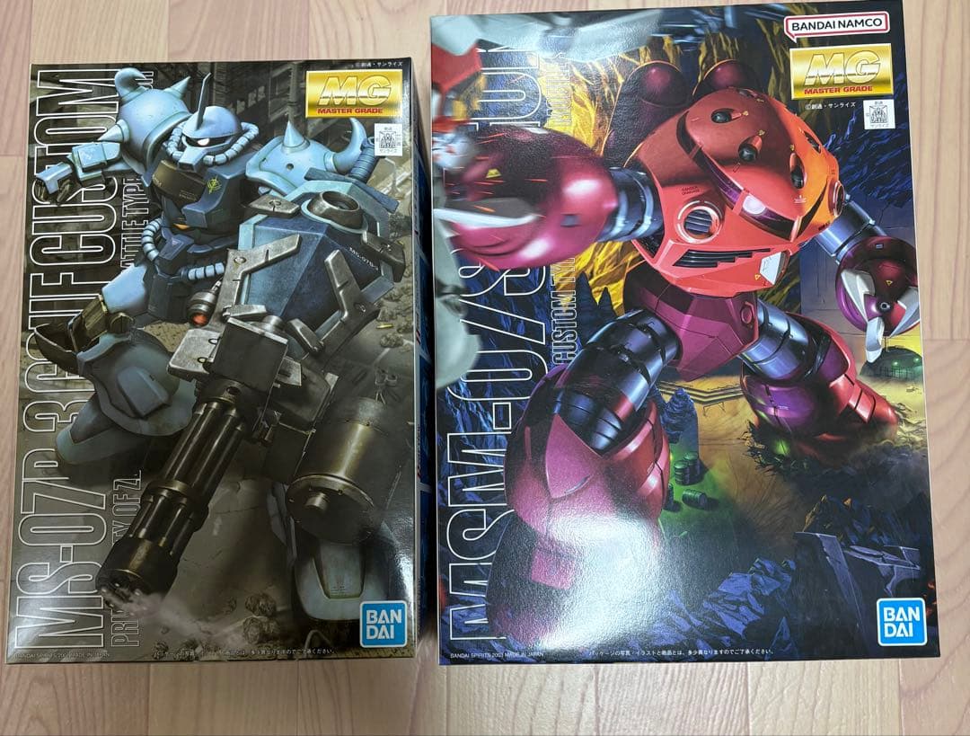 MGグフカスタム　MGシャア専用ズゴッグ　2体セット