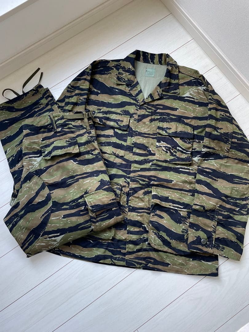 90s 民間 タイガーストライプ セットアップ ビンテージ 復刻 米軍 BDU