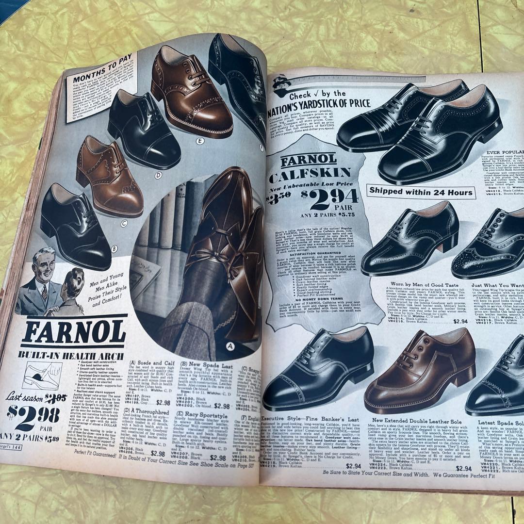 USA VINTAGE 1938年 Spiegelスピーゲルカタログ500ページ