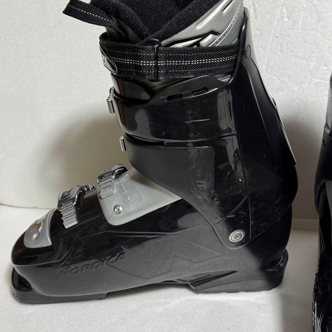 26cm-26.5cmNordica 男性用スキーブーツ 黒 初心者　格安特価
