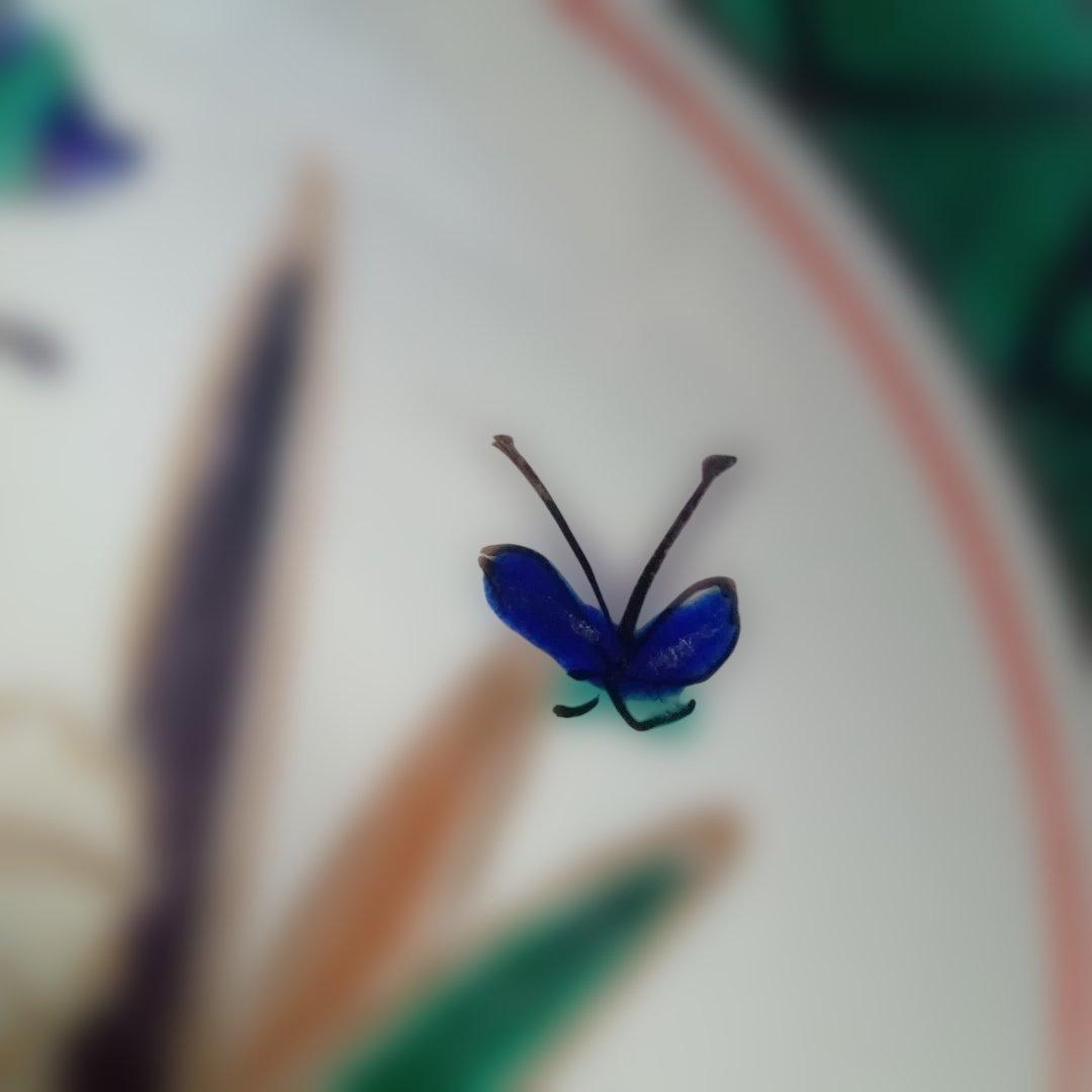 角福　九谷(10客)　古九谷　古道具　台所用品　食器　骨董　丸皿　浅皿　伝統工芸