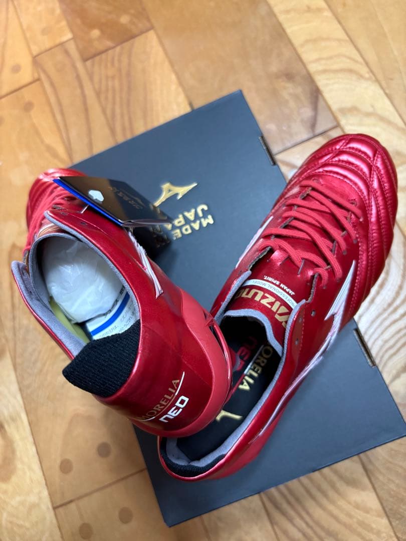 新品　40周年限定　レアサイズ　ミズノ　モレリア ネオ4 JAPAN 25cm