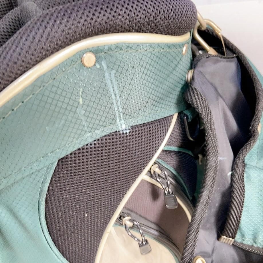 アディダス ADIDAS キャディバック ゴルフバック グリーン 9型～★