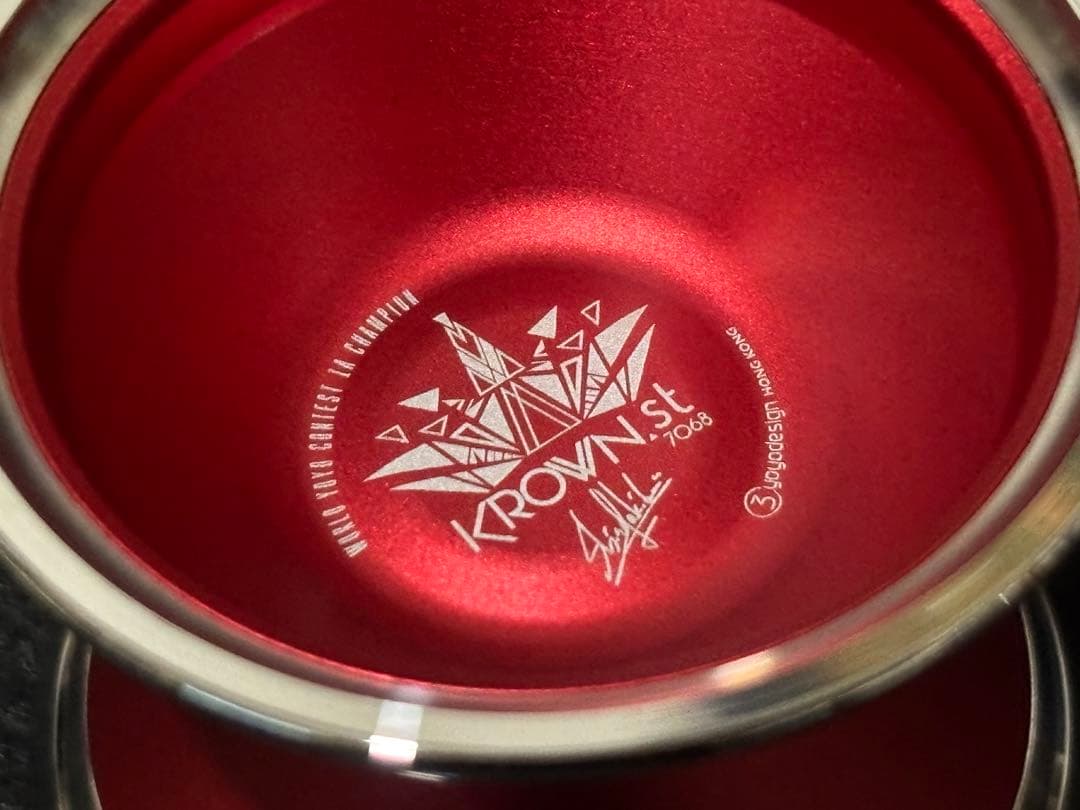 C3yoyodesign Krown.st 7068 RED 美品 廃盤 絶版