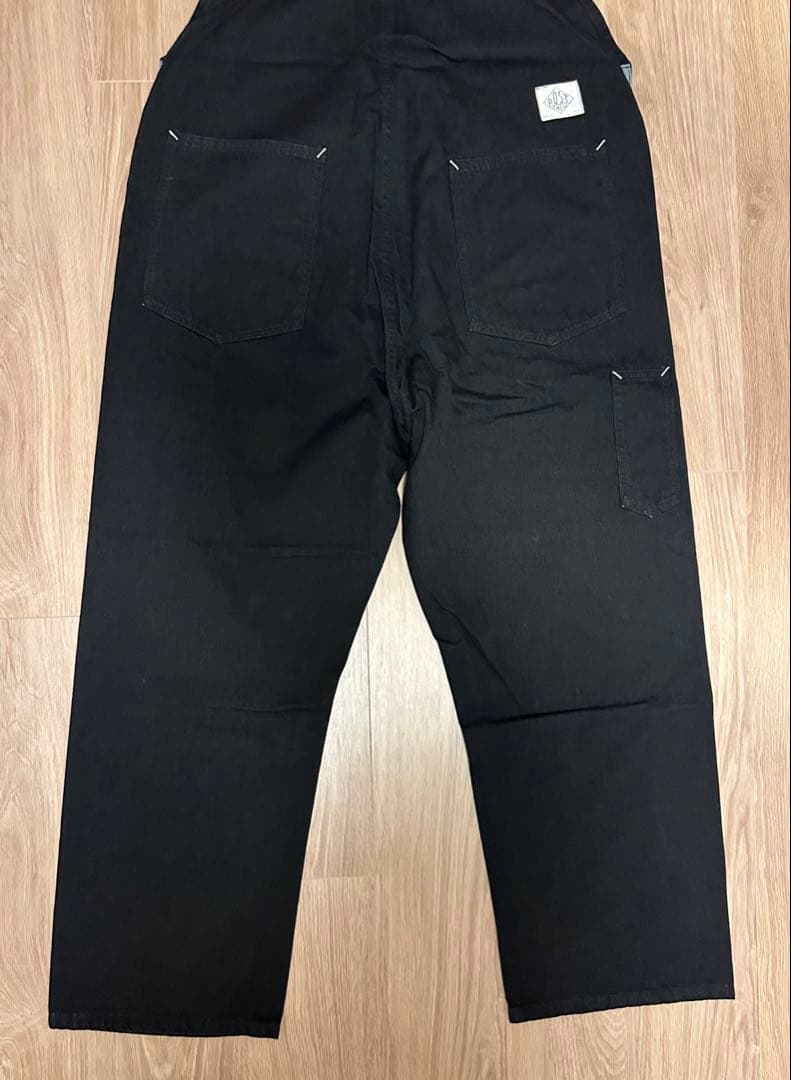 POST OVERALLS ポスト オーバーオール Ｎo.1 ブラック 黒 L